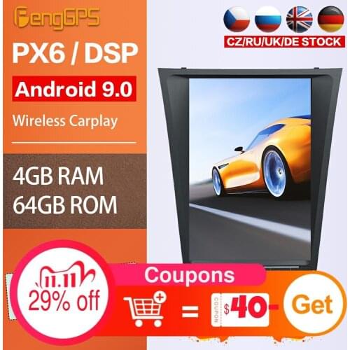 DVD Player For Lexus GS300 GS460 GS450 GS350 Android Setreo Radio Multimeida GPS Navigation Headunit Touchscreen Bluetooth 5.0