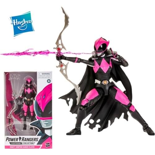 Hasbro Mighty Morphin Power Rangers Lightning Collection Mighty Morphin Ranger Slayer Action Figure Model Toy Gift About 16Cm