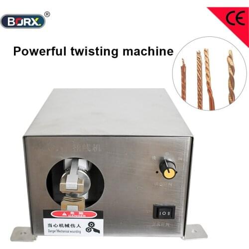 Electric wire twist machine multi strands copper cables twistting makchines for insulated shielded wire enamaled cables twistter