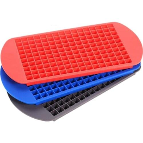 160 Grids Ice Cube Trays Mini Tiny Silicone Ice Cube Trays and Candy Grids Small Ice Maker Tiny Ice Cube Trays Chocolate Mold