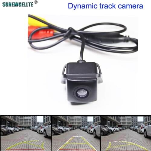 Intelligent Dynamic Trajectory Tracks Car Reversing Backup Rear View Camera For Toyota Camry Prius Parking Assistance