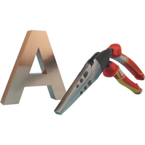 Sign-Making Bending Plier Stainless Steel Metal Channel Letter Welding Assitant Tool Advertising Luminous Word Bending Pliers