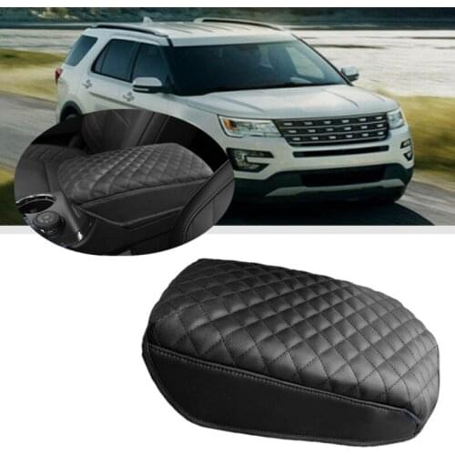 Auto Center Console Armrest Cushion Leather Cover for 2011-2019