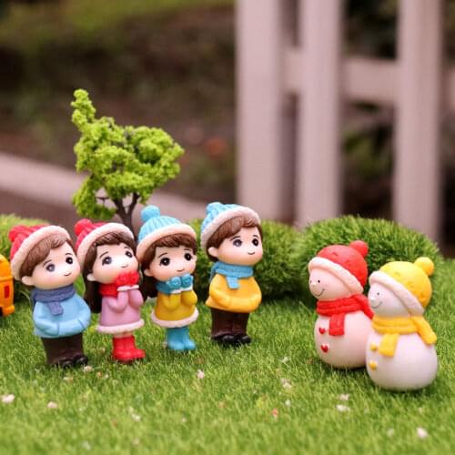 1 Set Couple Figurines Fairy Garden Miniature Lovers Craft Princess Ornament Girls Doll Valentines Day Gift Home Decor DIY
