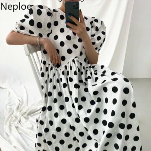 Летние платья в горошек Neploe China At AliExpress