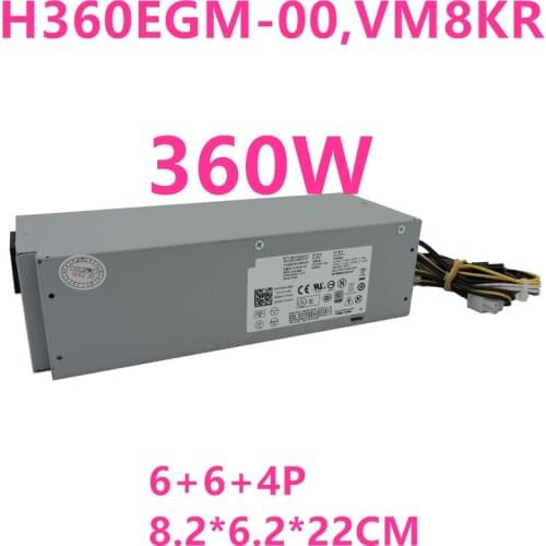 New Original PSU For DELL 3668 3688 3650 3653 3050 7050 7060 6Pin 360W Power Supply H360EGM-00 VM8KR L360EGM-00 8HKG7 HU365EM-00