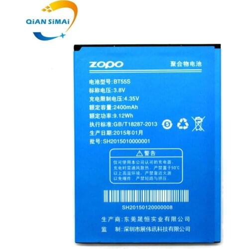 New high quality ZOPO BT55S battery for ZOPO 9520 998 ZP998 ZP9520 mobile phone in stock