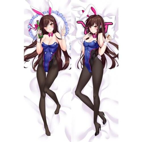 OW DVA Cosplay Dakimakura Pillow Case Hugging Body