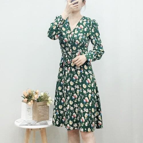 100% Silk Floral Print Dress UK 6 -16 2021 New Spring Collections UK Fashion