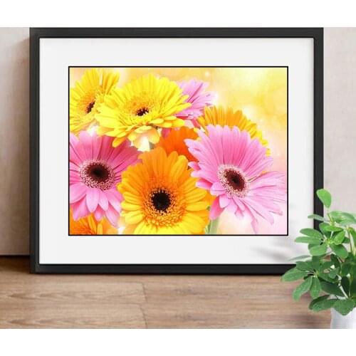 Full Square Diamond Painting Flower Rhinestone Picture Diamond Embroidery Sale 5D DIY Diamond Mosaic Home Decor