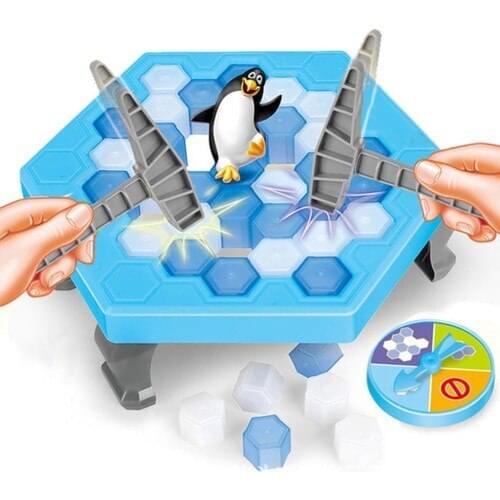 Rainbow Ice Trap Game Penguin Düşürmeli Ice Crushing Intelligence and Strategy