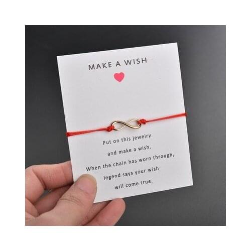 Adjustable Size Endless Heart Rope Bracelet Fashion Bangle For Friendship Couple Holiday Gift