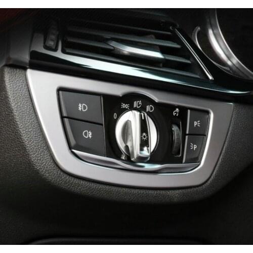 ABS decorative frame of headlight switch panel for BMW 5 Series 6 Series GT 525li 528li 530li 630GT g38 2018-2020
