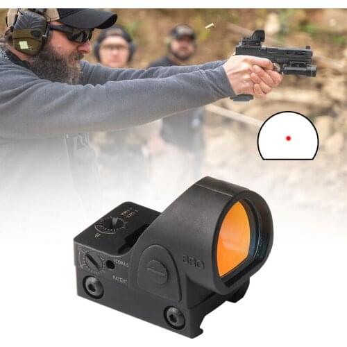 Tactical Mini SRO Red Dot Sight Pistol Collimator Airsoft Reflex Scope Hunting Optics 20mm Rail For Rifle RL5-0056