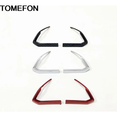 TOMEFON For Mazda CX-8 CX8 2017 2018 Car Steering Wheel Decoration Cover Mouldings Trim Styling Interior Accessories ABS