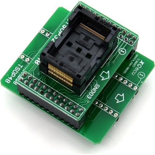 UPMELY Newest NAND Flash Programmer TSOP48 Adapter for TL866II Plus Programming Calculator Chip Smart Fast Reading High Quality
