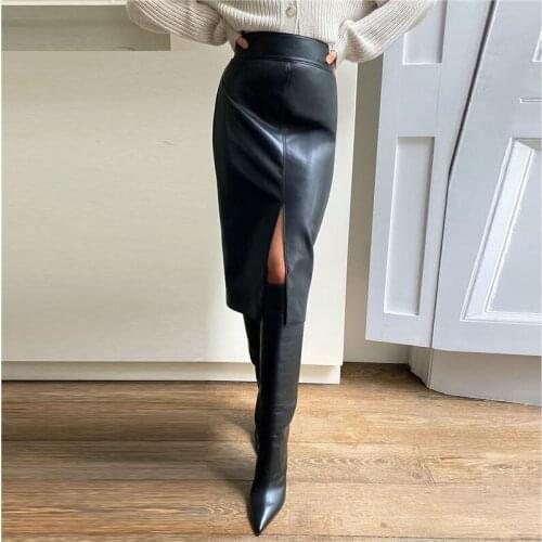 WUHE Long Pencil Skirts