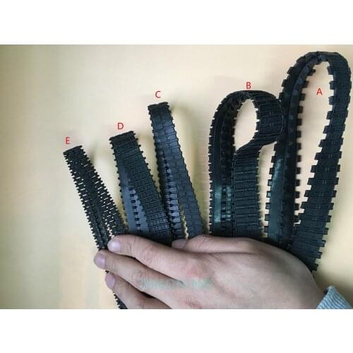 Closed rubber track / remote control car remote control tank model DIY robot crawler / Track Tire / DIY model accessories