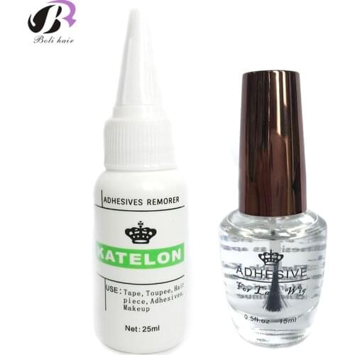 15ml Waterproof Professional Wig Adhesives with Glue Remover Hair Beauty Salon Accessory Wig Glue Hair Extensions Tools