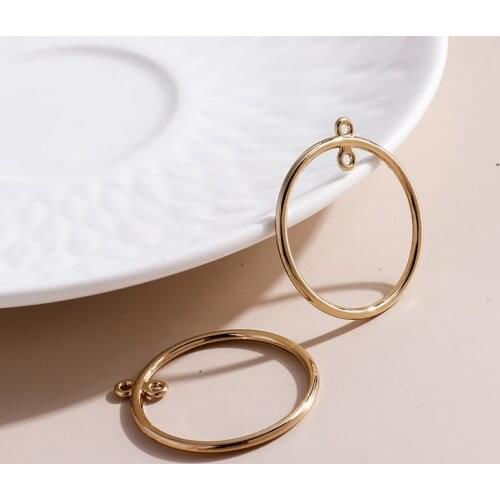 10pcs/lot 31*34mm Trendy Zinc Alloy Gold Color Charms Connector Fit Bracelets Pendants Necklaces DIY Decoration Jewelry Making