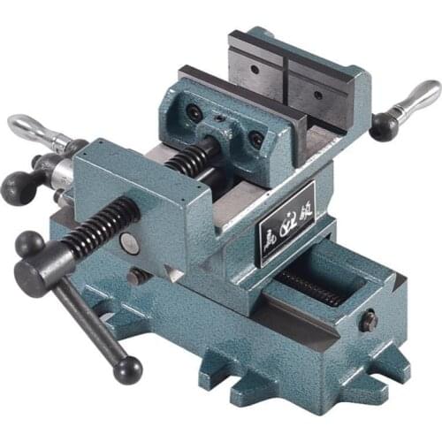 3 Inch 4 Inch Mobile Vise Workbench Industrial Heavy Precision Cross Flat Nose Pliers Cross Clamp Workbench Dual-Use