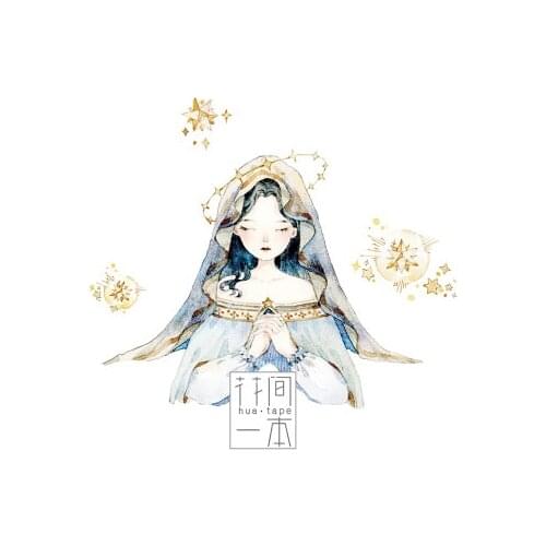 4.3cmx10m Paper Astrology Masking Tape Sticker