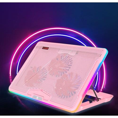 Ajazz-ANC160 "15.6"-19" Laptop Cooler Cooling Pad - Slim Portable USB Powered (3 Fans)