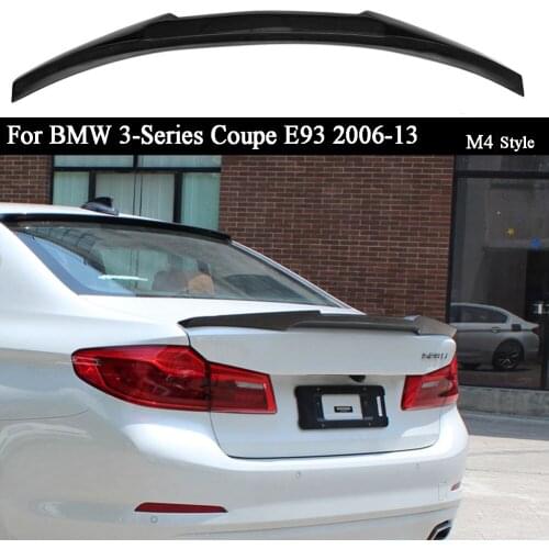 Car Carbon Fiber Rear Wing Trunk Lid Spoiler Wing For BMW 3-Series Coupe E93 2006 2007 2008 2009 2010 2011 2012 2013 M4 Style