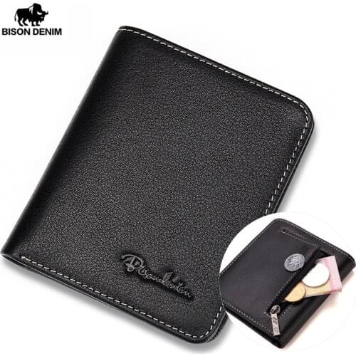 BISON DENIM Black Wallets