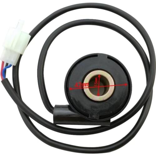 12V Black Motorcycle Motorbike Digital Odometer Speedometer Speedo Meter KPH MPH Sensor Cable 3 Wires Stable performance
