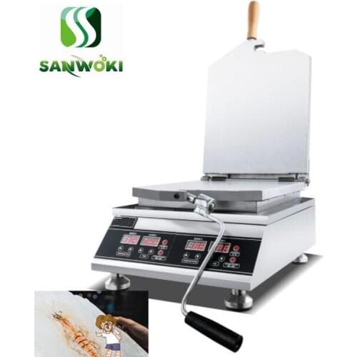 Fossil cake making machine Tako Senbei Maker Machine Pressing shrimp pancake machine Squid Monster Cracker baking grill