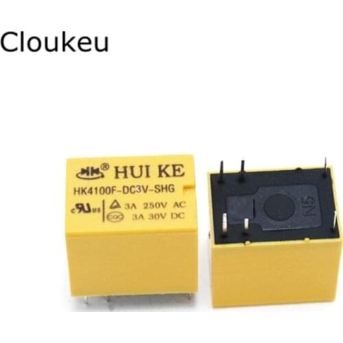 HK4100F-DC3V-SHG 3V 3A Relay DIP6
