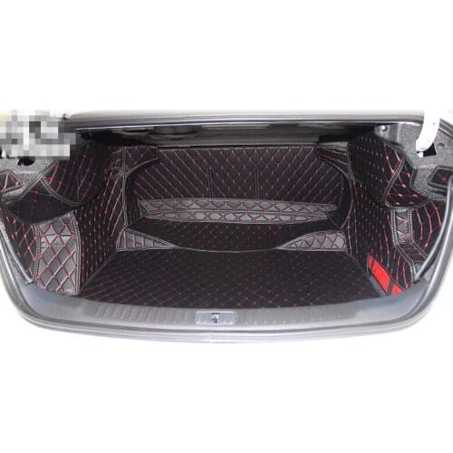 Good quality & Free shipping! Full set trunk mats for Chevrolet Malibu 2017-2010 waterproof cargo liner carpets for Malibu 2016