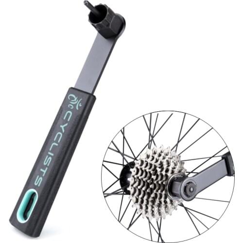 Bicycle Cassette Lockring Freewheel Removal Tool Bike Repair Tools Handle Wrench Cycling Maintenance Repair Home Mechanic Tools