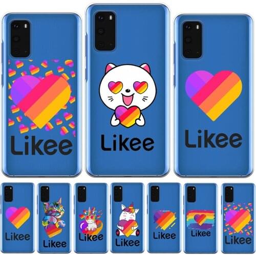 Funny Likee Cat Bear Love Heart Soft Phone Case For Samsung Galaxy S10 S20 Plus Ultra S8 S9 Plus S10E S6 S7 Edge Silicone Cover