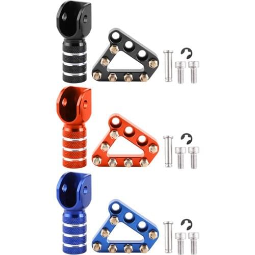 Gear Shift Lever Tip Rear Brake Pedal Step Tip Set Fit for 125 150 200 250 350 SX SXF EXC