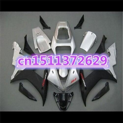 For 02-03 YZF R1 02 03 YZF 1000 white black YZF-R1 YZF-1000 YZFR1 YZF1000 2002 2003 Fairing Body-Dor D