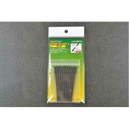Disposable Mini Flat Brush*10 Trumpeter 08018