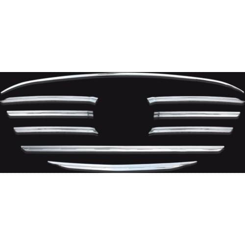 FIT FOR MAZDA CX-5 CX5 2015 2016 CHROME FRONT MESH GRILLE GRILL BUMPER COVER TRIM INSERT BONNET GARNISH MOLDING GUARD PROTECTOR