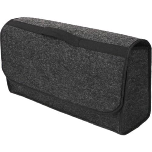 Portable Foldable Car Trunk Organizer Felt Cloth Storage Tidying Auto Bags Container Box Stowing Interior Case