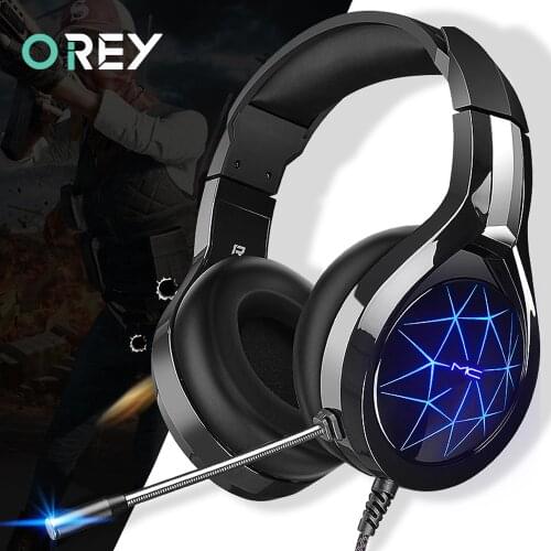 Wired Gaming Headsets Gamer Surround Sound Stereo Earphones 3.5MM USB Microphone RGB Light PC Gamer Computer Laptop Headphones