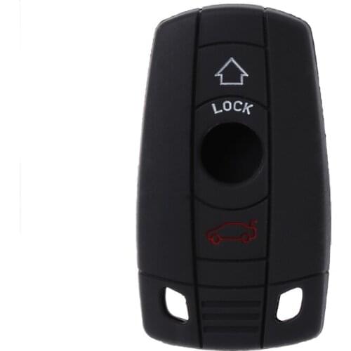Silicone Car Remote Key Shell Fob Cover Case for bmw X1 X5 3 5 Series E90 E91 E92 E60
