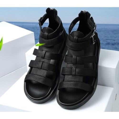 Tuziblobo Men's Leather Sandals