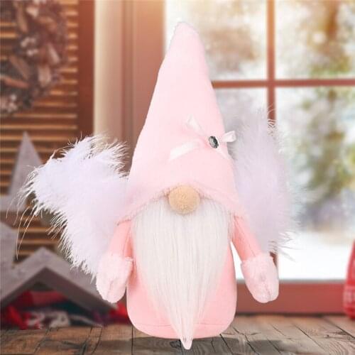 Navidad 2021 Xmas Wing Gnomes Doll Ornaments Christmas Santa Faceless Dolls Christmas Decorations for Home New Year 2022 Gifts
