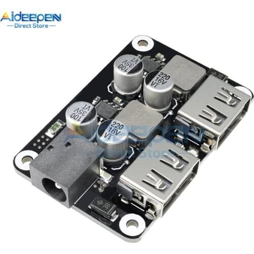 USB QC3.0 QC2.0 Dual USB DC-DC Buck Converter Charging Step Down Module 12V 24V to 5V 9V Fast Quick Charger Circuit Board