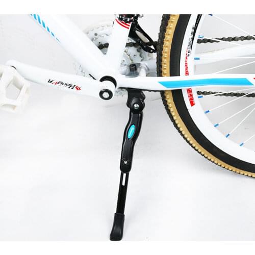 Aluminium Alloy Bicycle Side Support Cycling Foot Brace Mountain Bike Mtb Kickstand Support Bike Kick Stand Adjustable 32-36cm