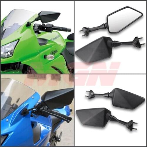 2pcs Motorcycle Mirrors Rearview Rear View Mirror for KAWASAKI NINJA 250R EX250 2008 2009 2010 2011 2012 2013