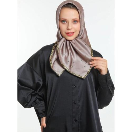 Womens Dark Mink Twill Scarf