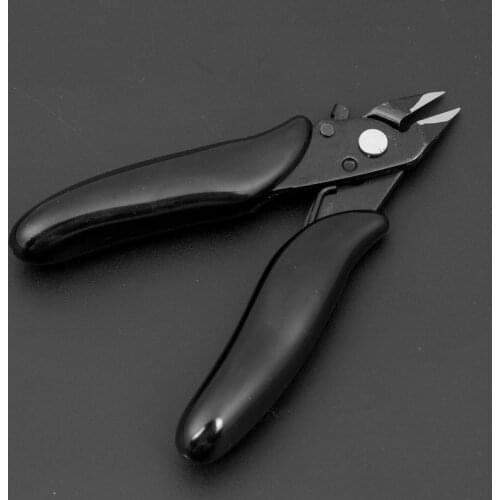 ZtDpLsd 1Pcs Industrial Electronic Cutting Pliers Oblique Maintenance Model Making Trim Side Safe Lock Wire Cable Cutter Scissor
