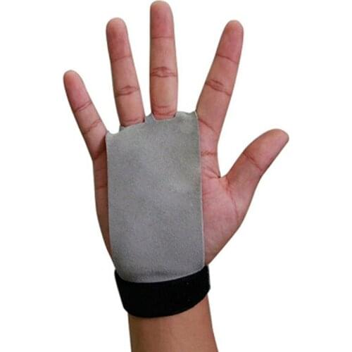 1 Pair Hand Grip Synthetic Leather Crossfit Gymnastics Guard Palm Protectors Glove Pull Up Bar Weight Lifting Glove Gym Gloves